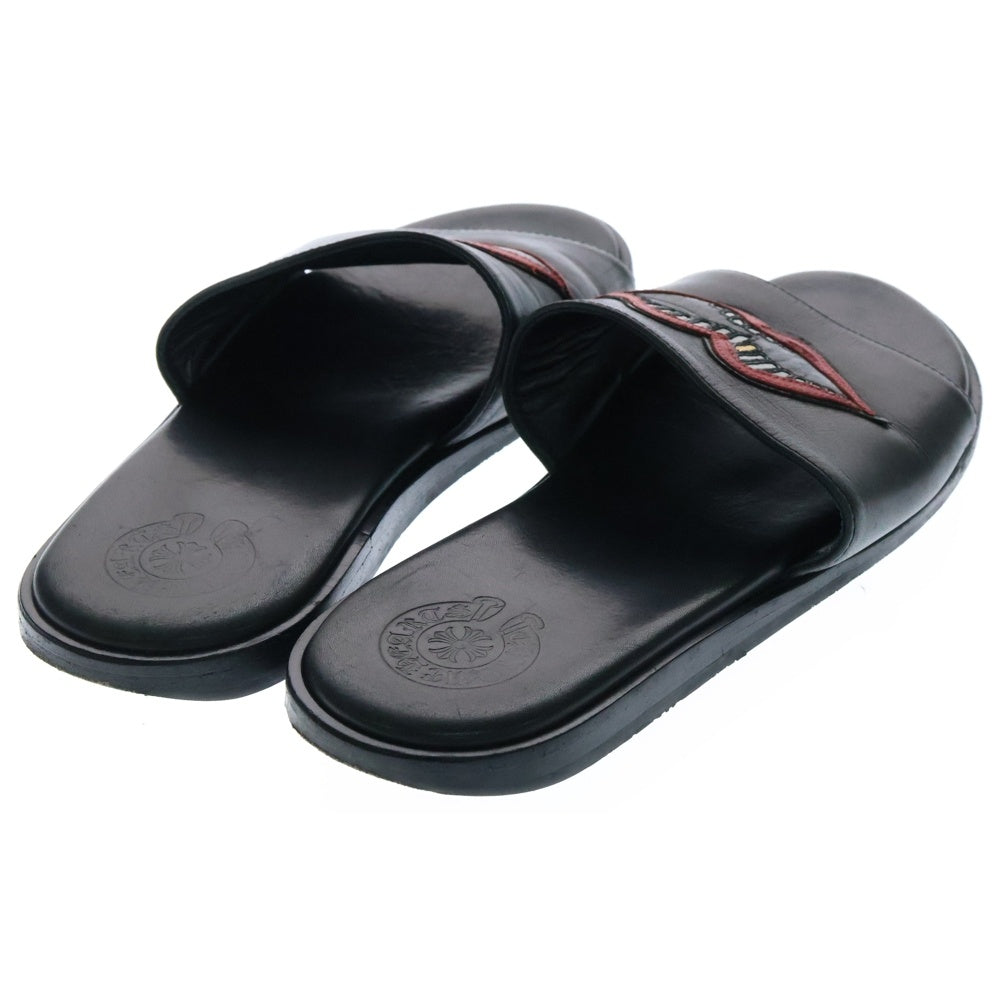 CHROME HEARTS(クロムハーツ) MATTY BOY CHOMPER SLIDE マッティボーイ チョンパー レザースライドサンダル ブラック