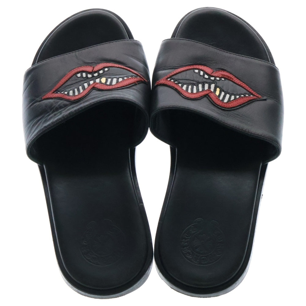 CHROME HEARTS(クロムハーツ) MATTY BOY CHOMPER SLIDE マッティボーイ チョンパー レザースライドサンダル ブラック