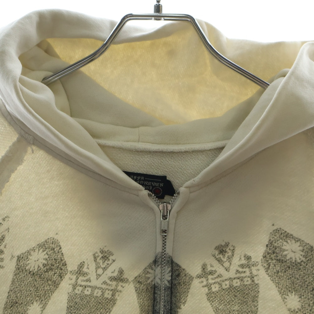 AFFA(エーエフエフエー) 05AW UNDERCOVER AF5A5 転写プリント ジップアップパーカー フーディー