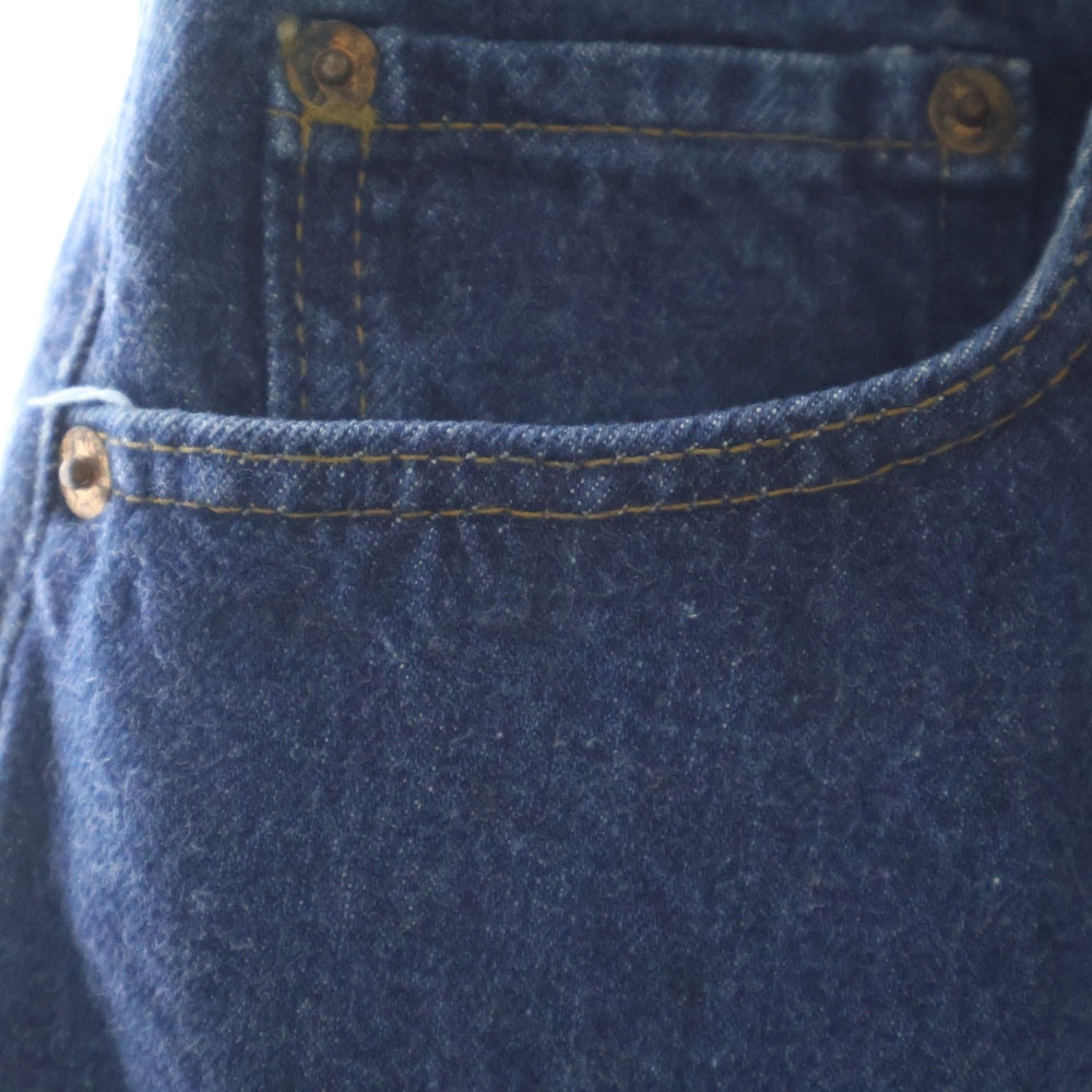 Levi's(リーバイス) 80S 501 ハチマル ボタン裏524 デッドストック ストレートデニムパンツ インディゴ