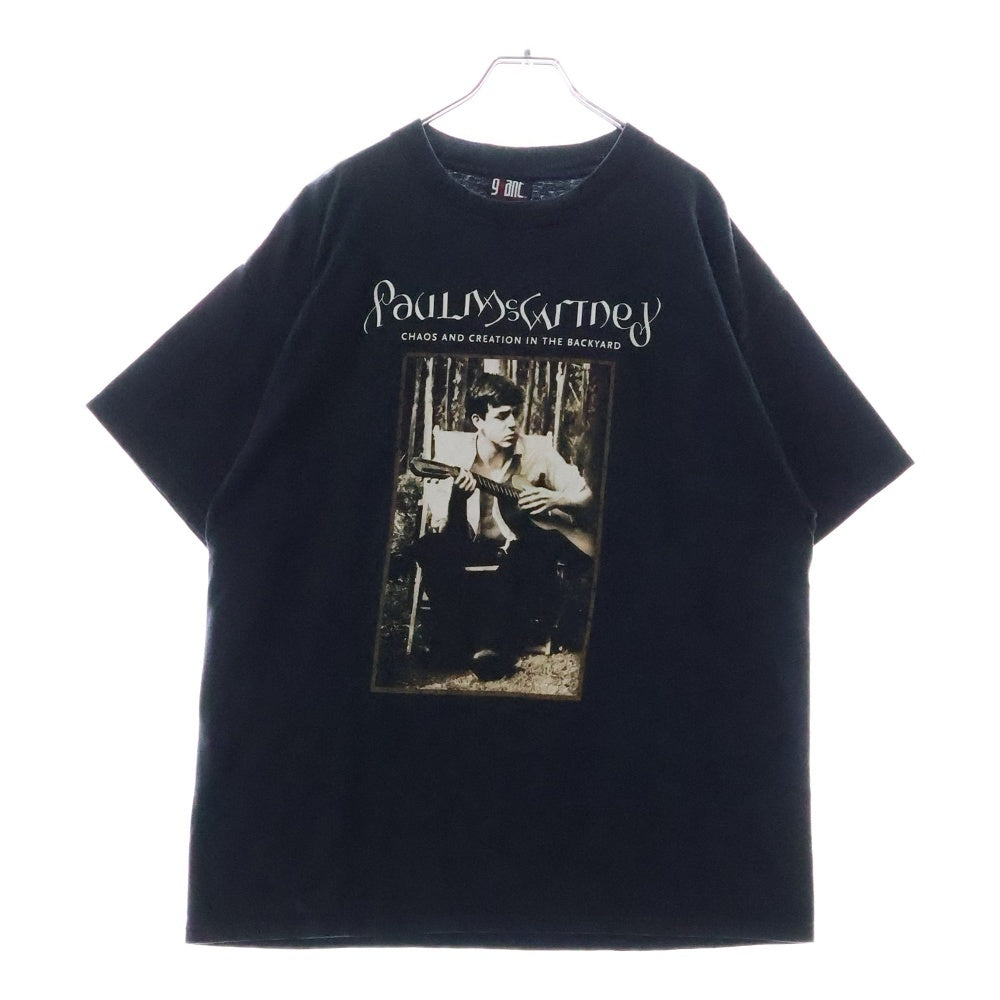 VINTAGE(ヴィンテージ) 00s Paul McCartney TEE ポールマッカートニー 両面プリント半袖Tシャツ カットソー ブラック