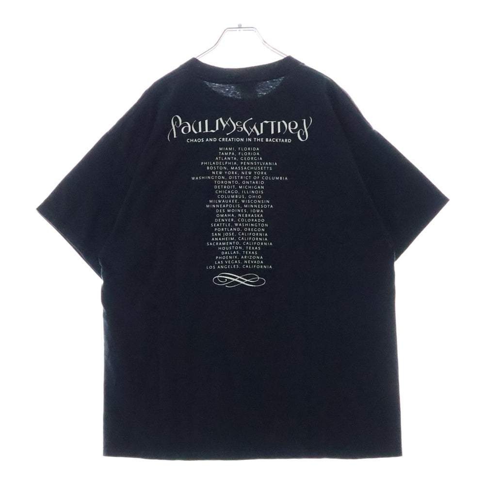 VINTAGE(ヴィンテージ) 00s Paul McCartney TEE ポールマッカートニー 両面プリント半袖Tシャツ カットソー ブラック