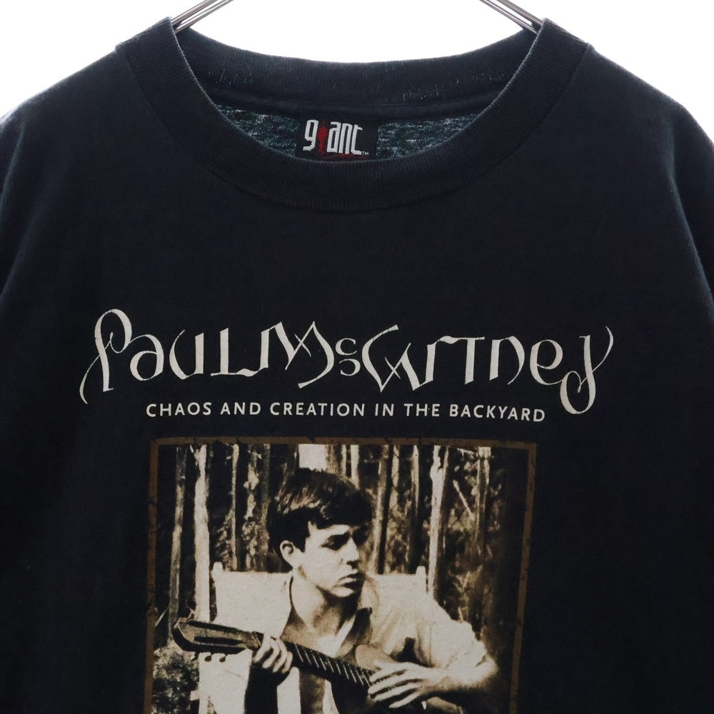 VINTAGE(ヴィンテージ) 00s Paul McCartney TEE ポールマッカートニー 両面プリント半袖Tシャツ カットソー ブラック