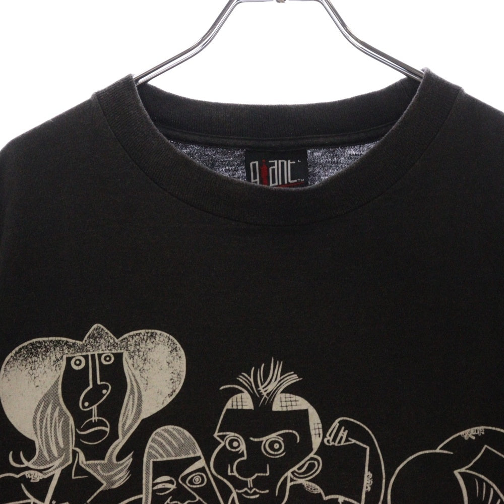 VINTAGE(ヴィンテージ) 90s RED HOT CHILI PEPPERS 1990 PICASSO TEE レッドホットチリペッパーズ ピカソ 両面プリント半袖Tシャツ カットソー ブラック
