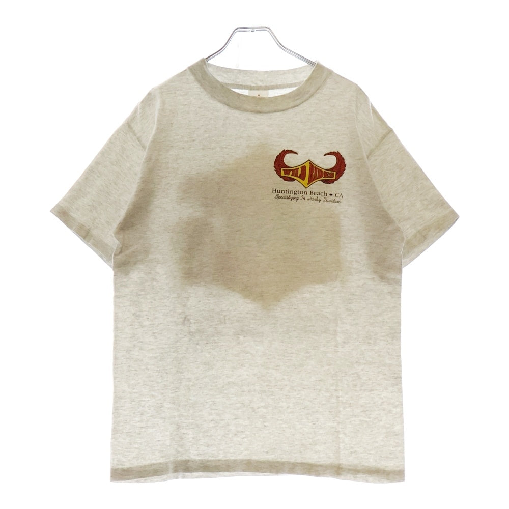 VINTAGE(ヴィンテージ) 00S HUTINGTON BEACH WILD RIDES 両面プリント 半袖Tシャツ グレー