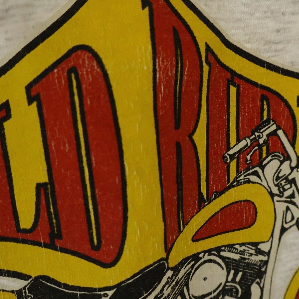 VINTAGE(ヴィンテージ) 00S HUTINGTON BEACH WILD RIDES 両面プリント 半袖Tシャツ グレー