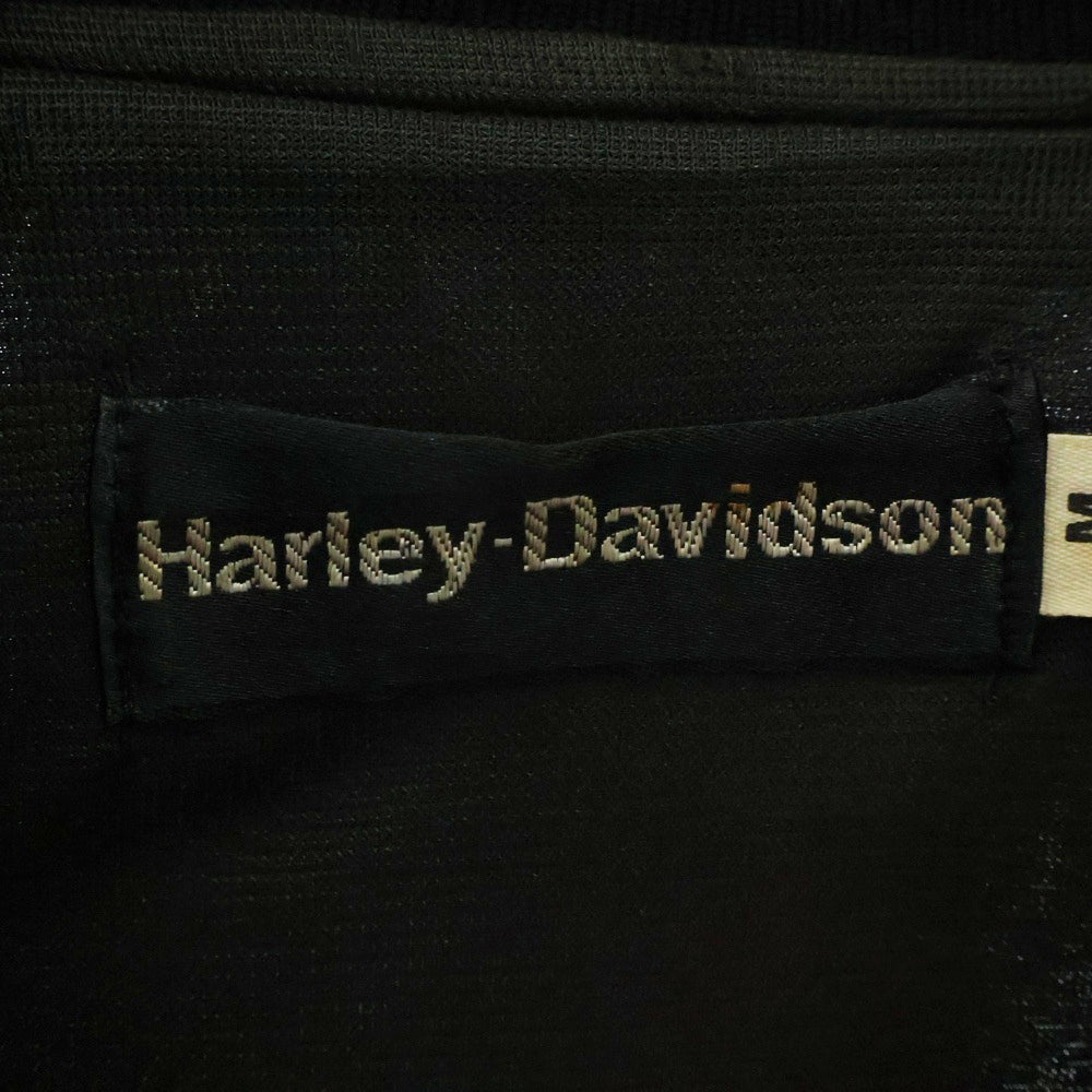 VINTAGE(ヴィンテージ) 00S HARLEY DAVIDSON ハーレーダビッドソン ロゴ刺繍 ハイネックジャケット ブラック