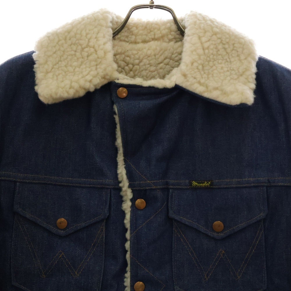 Wrangler(ラングラー) 70s ボアライナー デニム ランチコート インディゴ
