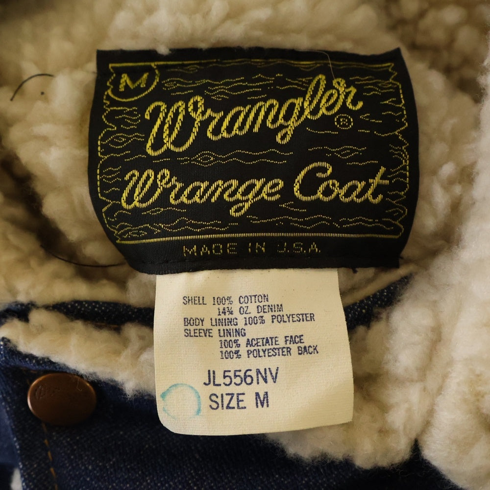 Wrangler(ラングラー) 70s ボアライナー デニム ランチコート インディゴ