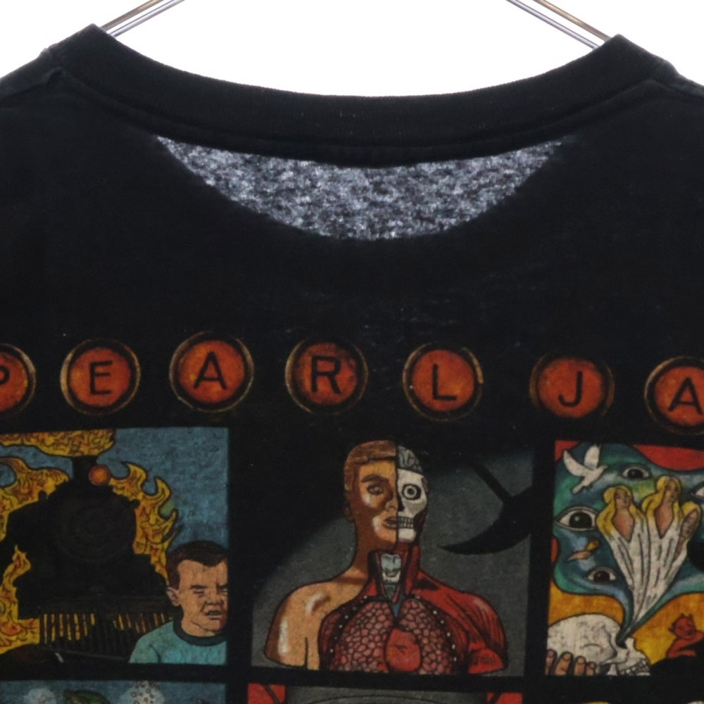 VINTAGE(ヴィンテージ) 00S Pearl Jam LIVE 2009 Backspacer Album Cover Print パールジャム 両面プリント 半袖シャツ ブラック