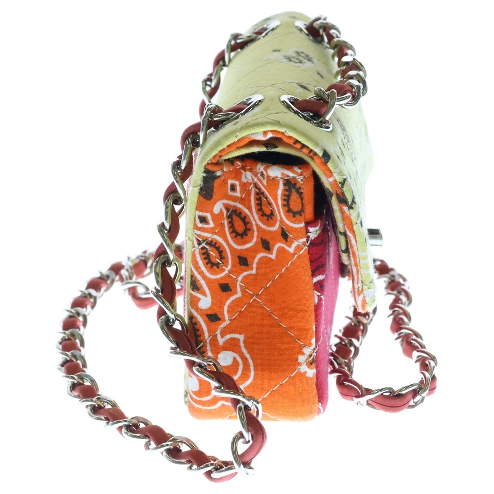 READY MADE(レディメイド) 2WAY Chain Bag バンダナ 総柄 再構築 チェーン ハンドバッグ ショルダーバッグ マルチ RE-CO-MU-00-00-167