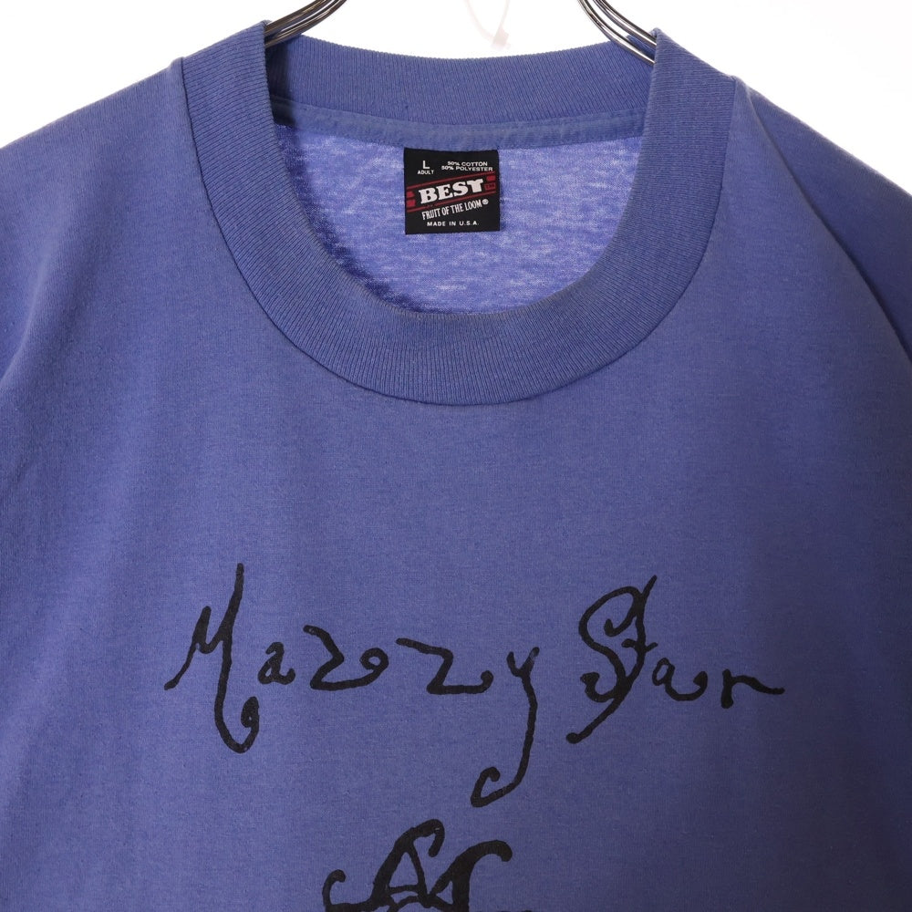 VINTAGE(ヴィンテージ) 90S Mazzy Star グラフィックプリント 半袖Tシャツ ブルー