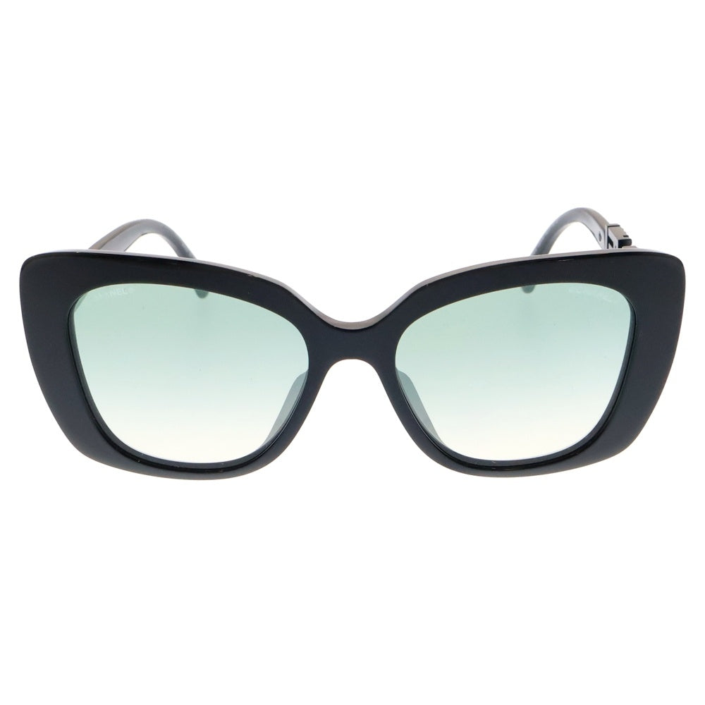 CHANEL(シャネル) Square Sunglasses ロゴラインストーン スクエアシェイプ サングラス ブラック 5422-B-A
