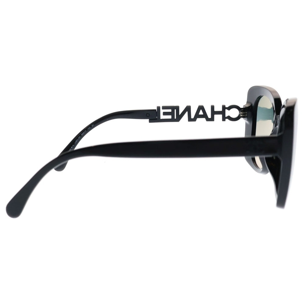 CHANEL(シャネル) Square Sunglasses ロゴラインストーン スクエアシェイプ サングラス ブラック 5422-B-A