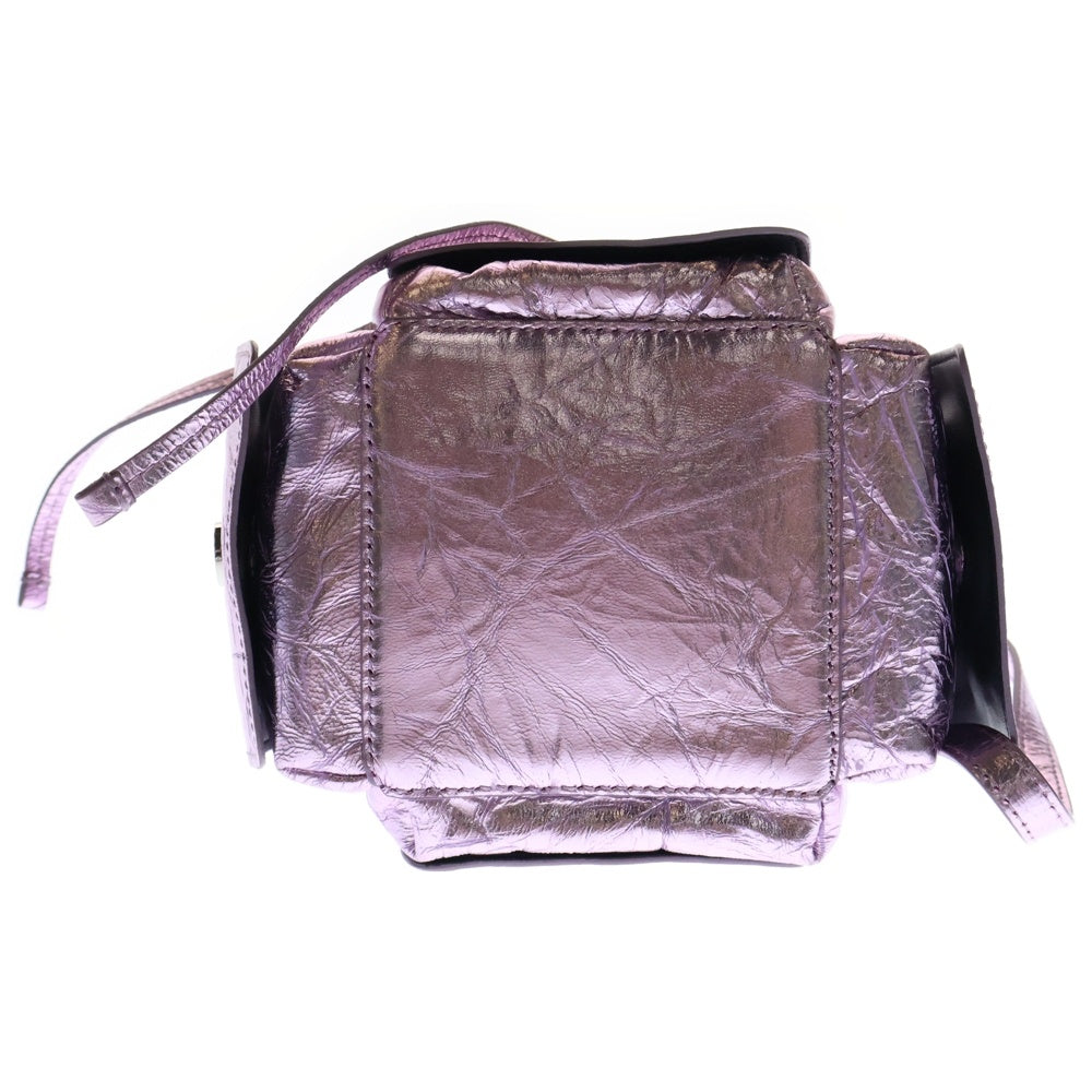 Acne Studios(アクネ ストゥディオズ) Multipocket mini bag マルチポケット ミニ ハンドバッグ ショルダーバッグ ラベンダーパープル レディース