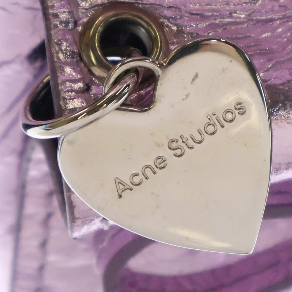 Acne Studios(アクネ ストゥディオズ) Multipocket mini bag マルチポケット ミニ ハンドバッグ ショルダーバッグ ラベンダーパープル レディース