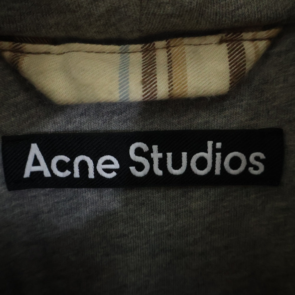Acne Studios(アクネ ストゥディオズ) 24AW Hooded overshirt jacket フード付き オーバーサイズ チェックシャツジャケット マルチカラー FA-UX-OUTW000148
