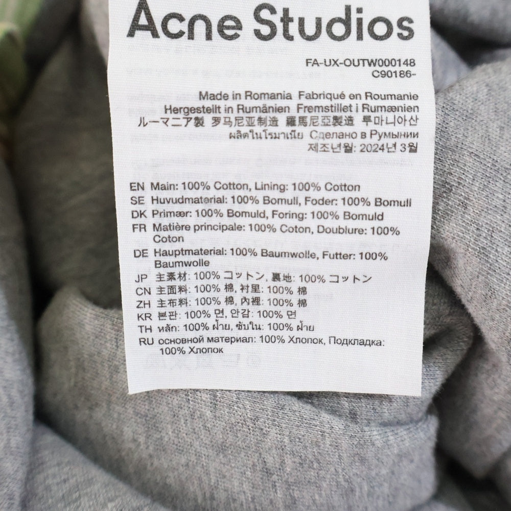 Acne Studios(アクネ ストゥディオズ) 24AW Hooded overshirt jacket フード付き オーバーサイズ チェックシャツジャケット マルチカラー FA-UX-OUTW000148