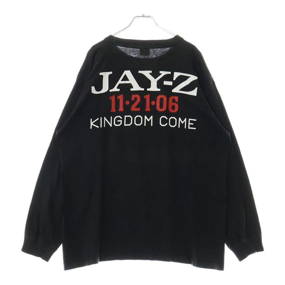 VINTAGE(ヴィンテージ) 00s JAY-Z There Is Only One Kingdom Come L/S Tee 両面プリントTシャツ ブラック
