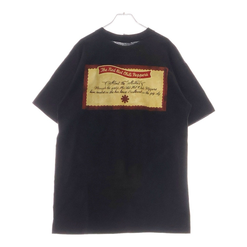 VINTAGE(ヴィンテージ) 90S RED HOT CHILI PEPPERS 1995 Member Photo Tee 両面プリント 半袖Tシャツ ブラック