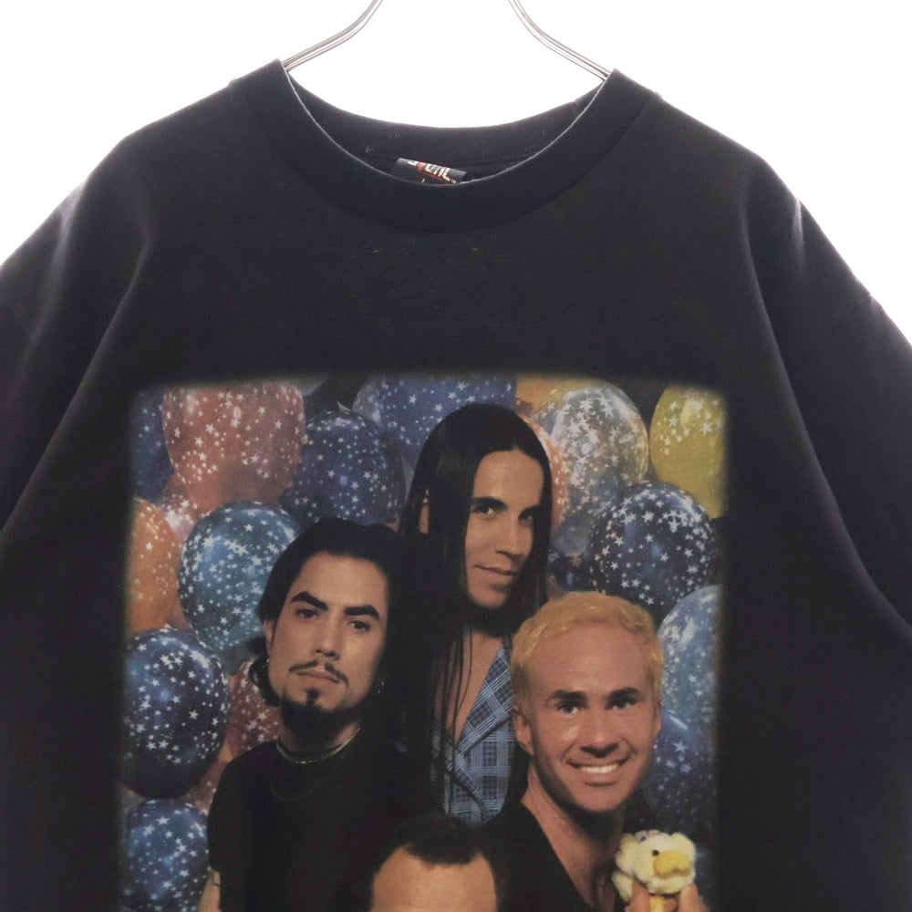 VINTAGE(ヴィンテージ) 90S RED HOT CHILI PEPPERS 1995 Member Photo Tee 両面プリント 半袖Tシャツ ブラック