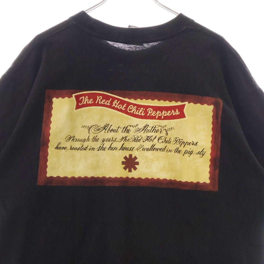 VINTAGE(ヴィンテージ) 90S RED HOT CHILI PEPPERS 1995 Member Photo Tee 両面プリント 半袖Tシャツ ブラック