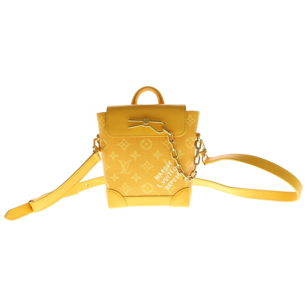 LOUIS VUITTON(ルイヴィトン) Nano Steamer Monogram ナノ スティーマー モノグラム レザーショルダーバッグ イエロー M12655