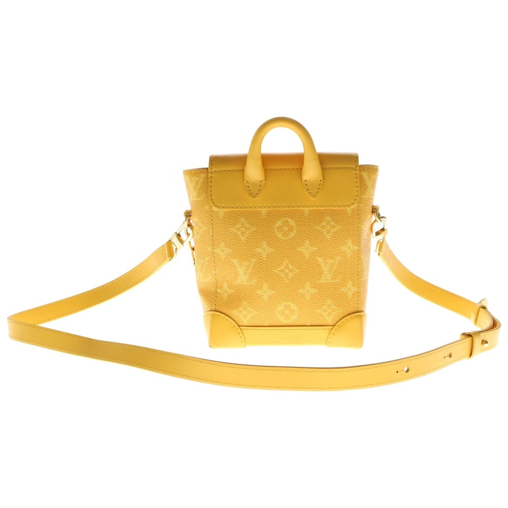LOUIS VUITTON(ルイヴィトン) Nano Steamer Monogram ナノ スティーマー モノグラム レザーショルダーバッグ イエロー M12655