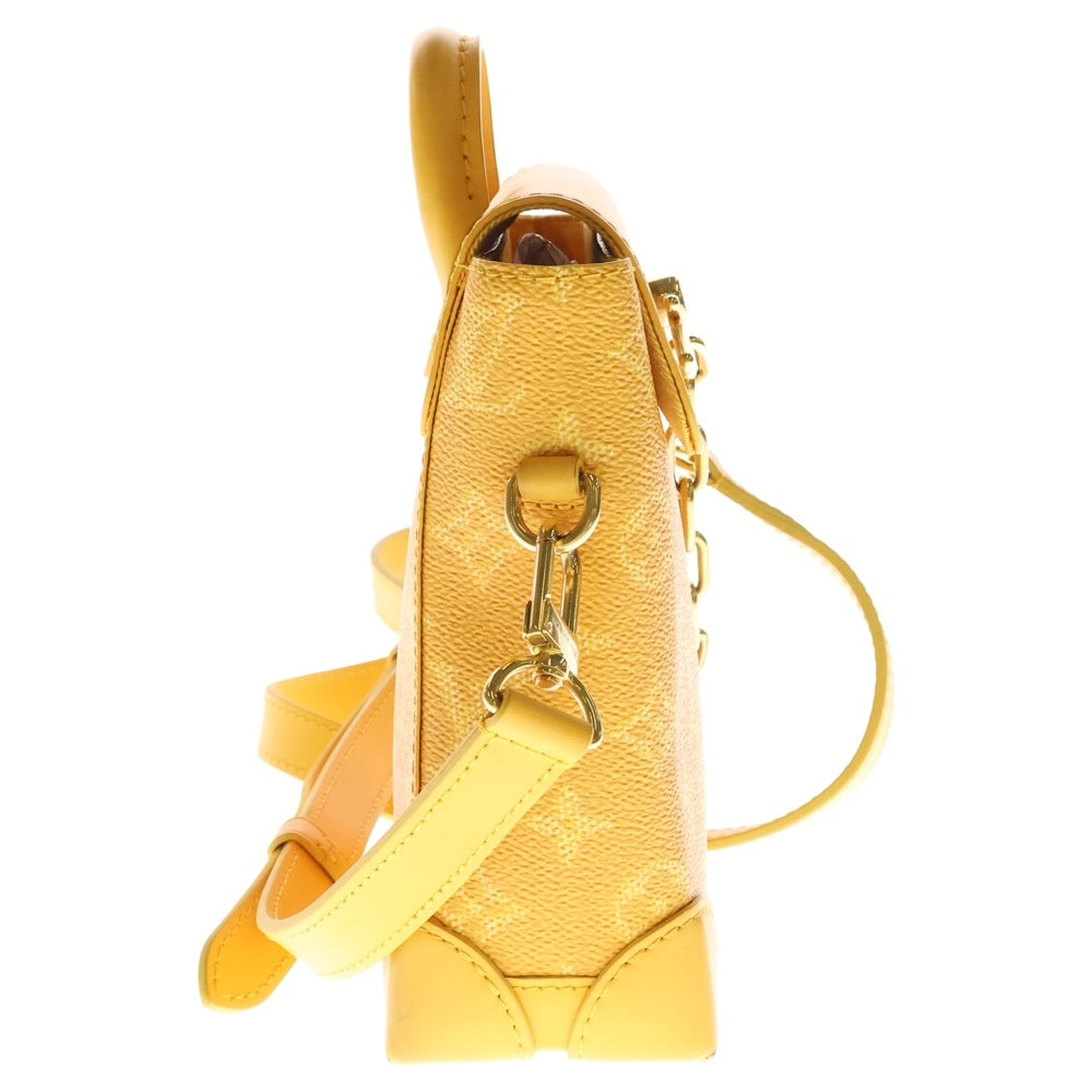 LOUIS VUITTON(ルイヴィトン) Nano Steamer Monogram ナノ スティーマー モノグラム レザーショルダーバッグ イエロー M12655