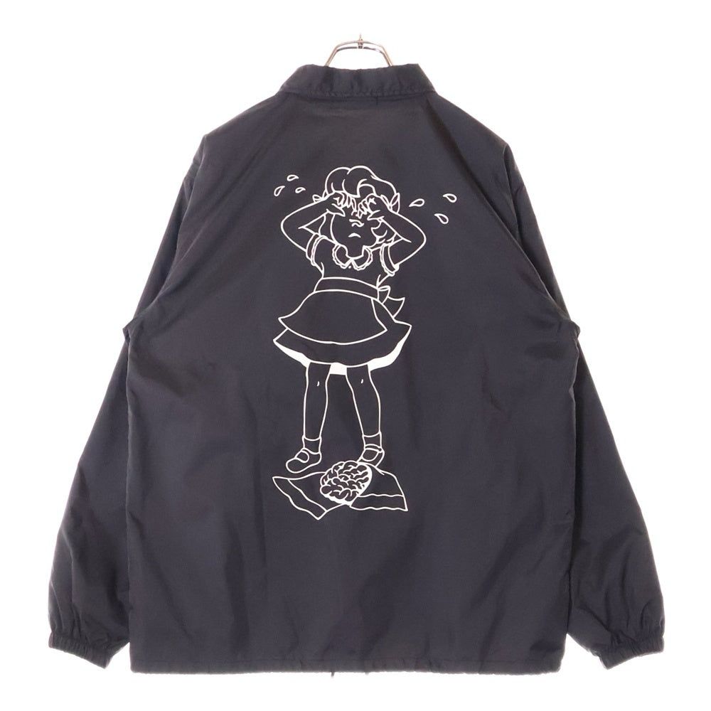 UNDERCOVER(アンダーカバー) 23SS × Girls Don't Cry Coach Jacket ガールズドントクライ グラフィックプリント コーチジャケット ブラック UC2B9211