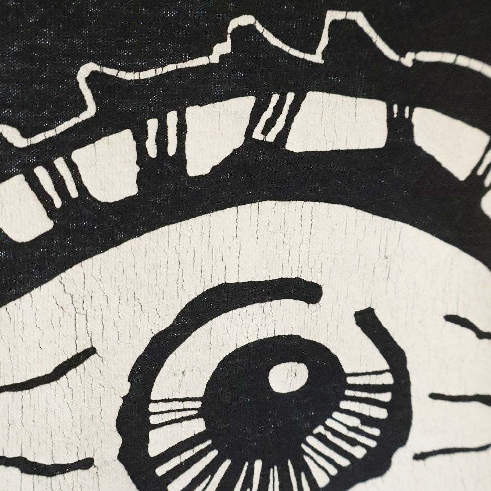 VINTAGE(ヴィンテージ) 90S CRAMPS CREW グラフィックプリント 両面プリント 半袖Tシャツ ブラック