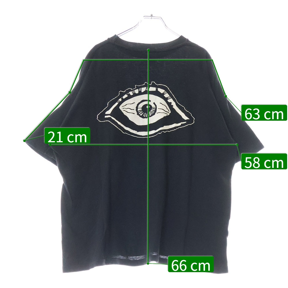 VINTAGE(ヴィンテージ) 90S CRAMPS CREW グラフィックプリント 両面プリント 半袖Tシャツ ブラック
