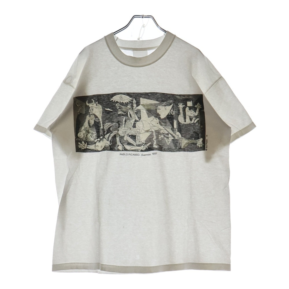 VINTAGE(ヴィンテージ) 00s Pablo Picasso Guernica パブロピカソ ゲルニカ アートプリント 半袖Tシャツ ホワイト