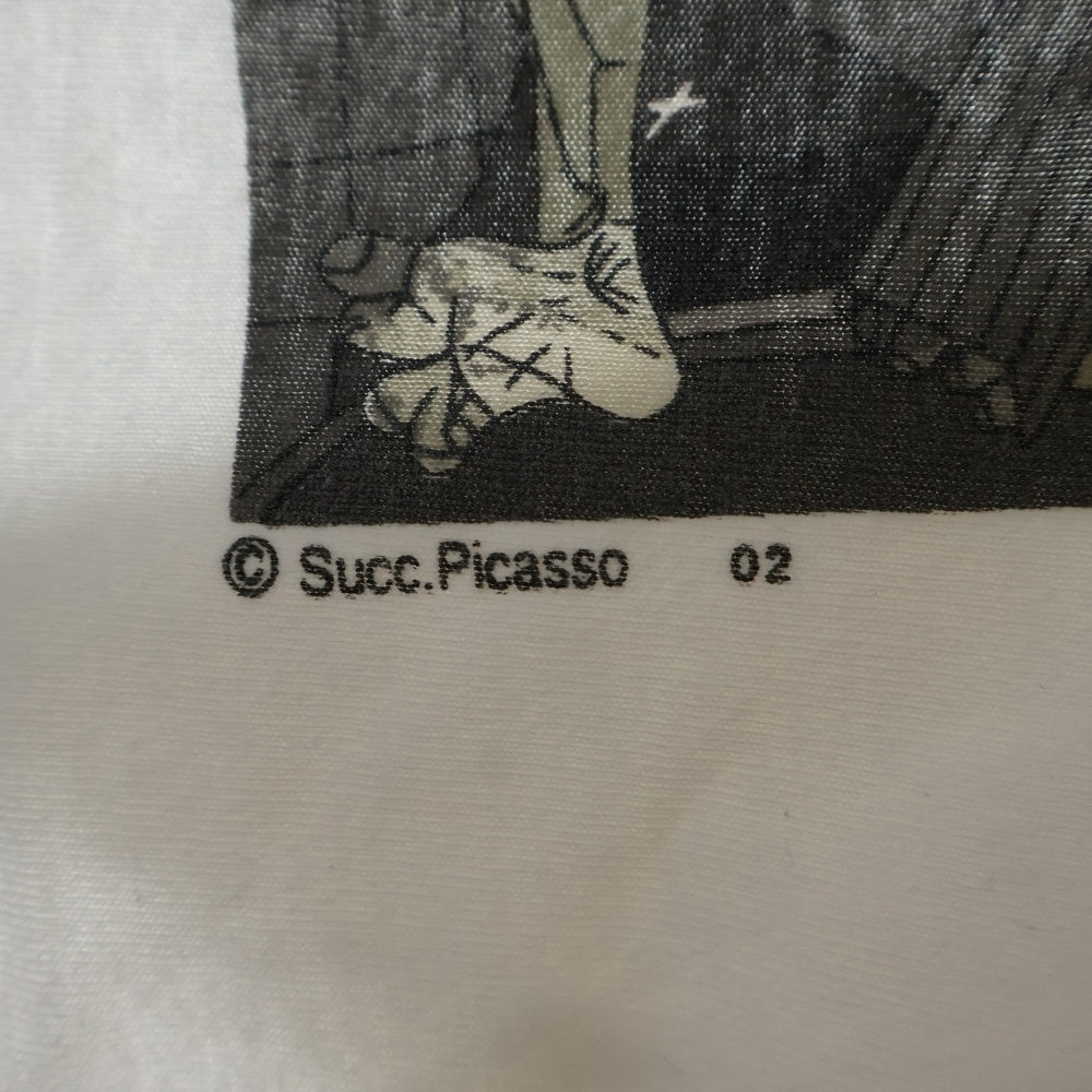 VINTAGE(ヴィンテージ) 00s Pablo Picasso Guernica パブロピカソ ゲルニカ アートプリント 半袖Tシャツ ホワイト