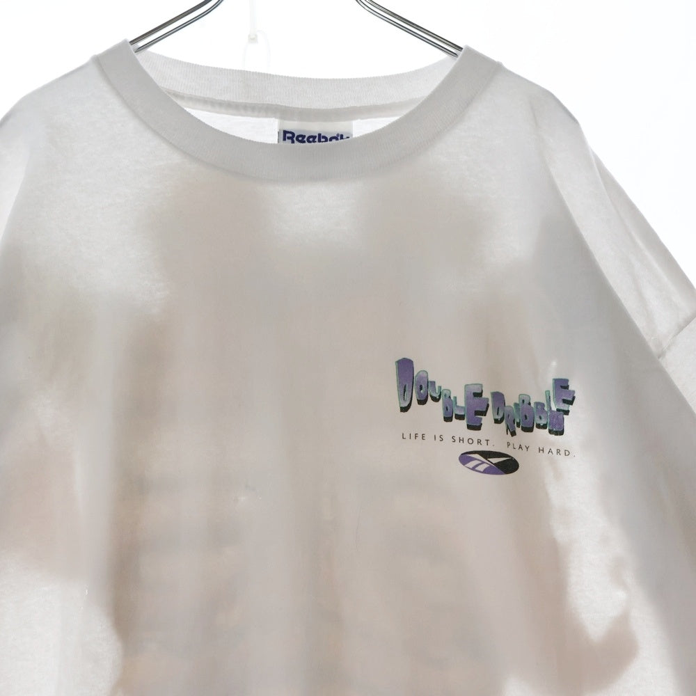 VINTAGE(ヴィンテージ) 90S DOUBLE DRIBBLE BASKET MONSTER AOP バスケットモンスター オーバープリント 半袖Tシャツ ホワイト