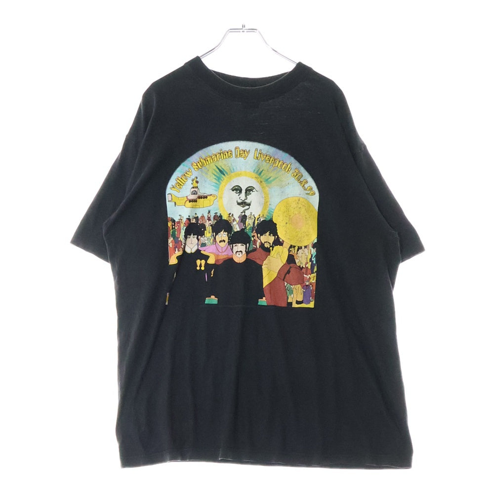 VINTAGE(ヴィンテージ) 90s THE BEATLES 1999 Yellow Submarine Day 半袖Tシャツ カットソー ブラック