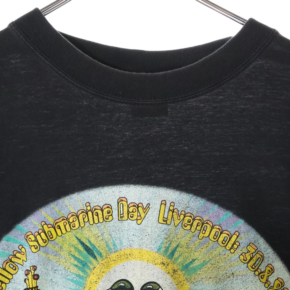 VINTAGE(ヴィンテージ) 90s THE BEATLES 1999 Yellow Submarine Day 半袖Tシャツ カットソー ブラック