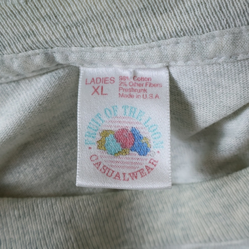 VINTAGE(ヴィンテージ) 90s Run DMC 1987 TEE 両面プリント半袖Tシャツ カットソー グレー