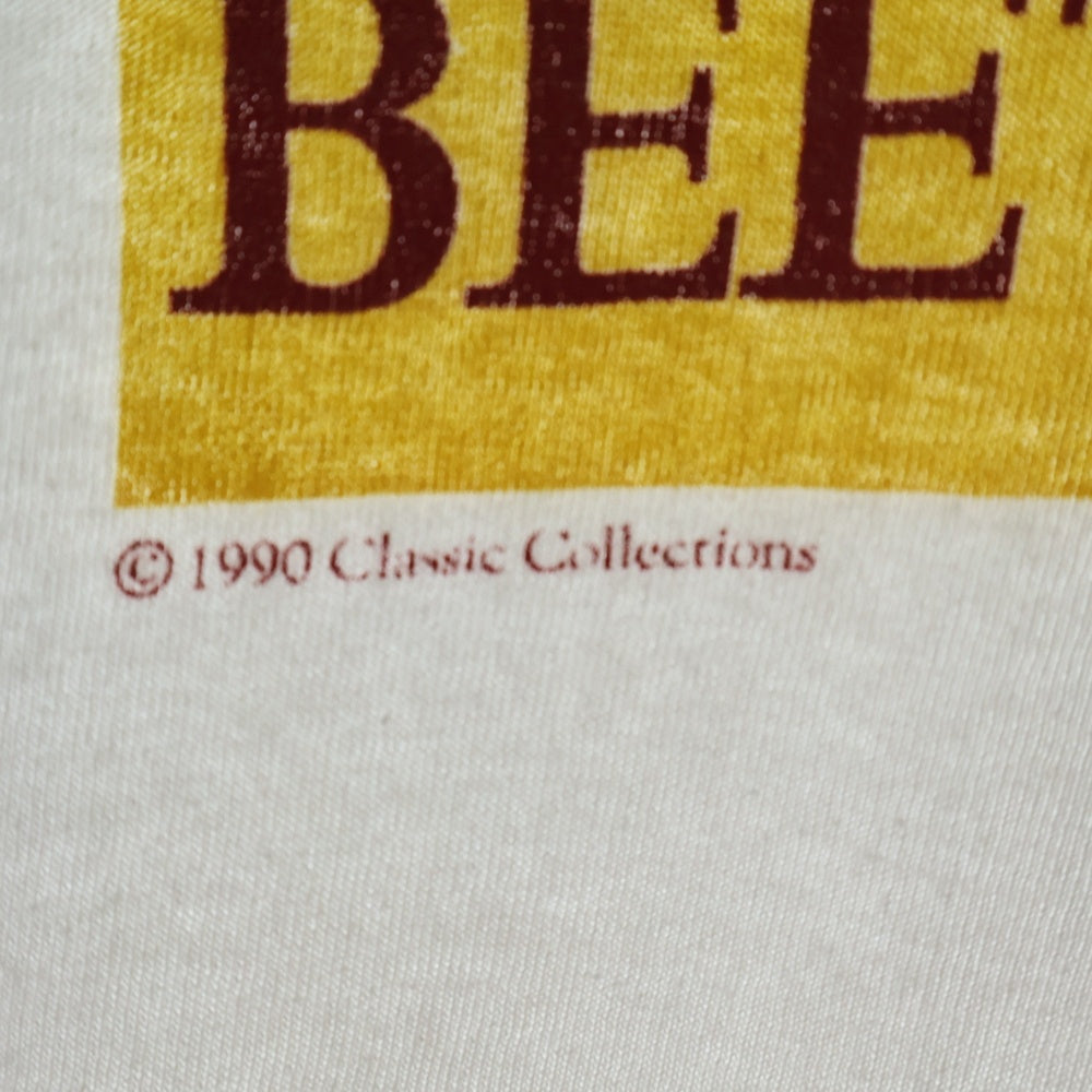 VINTAGE(ヴィンテージ) 90s Beethoven TEE ベートーベン フロントプリント半袖Tシャツ カットソー ホワイト