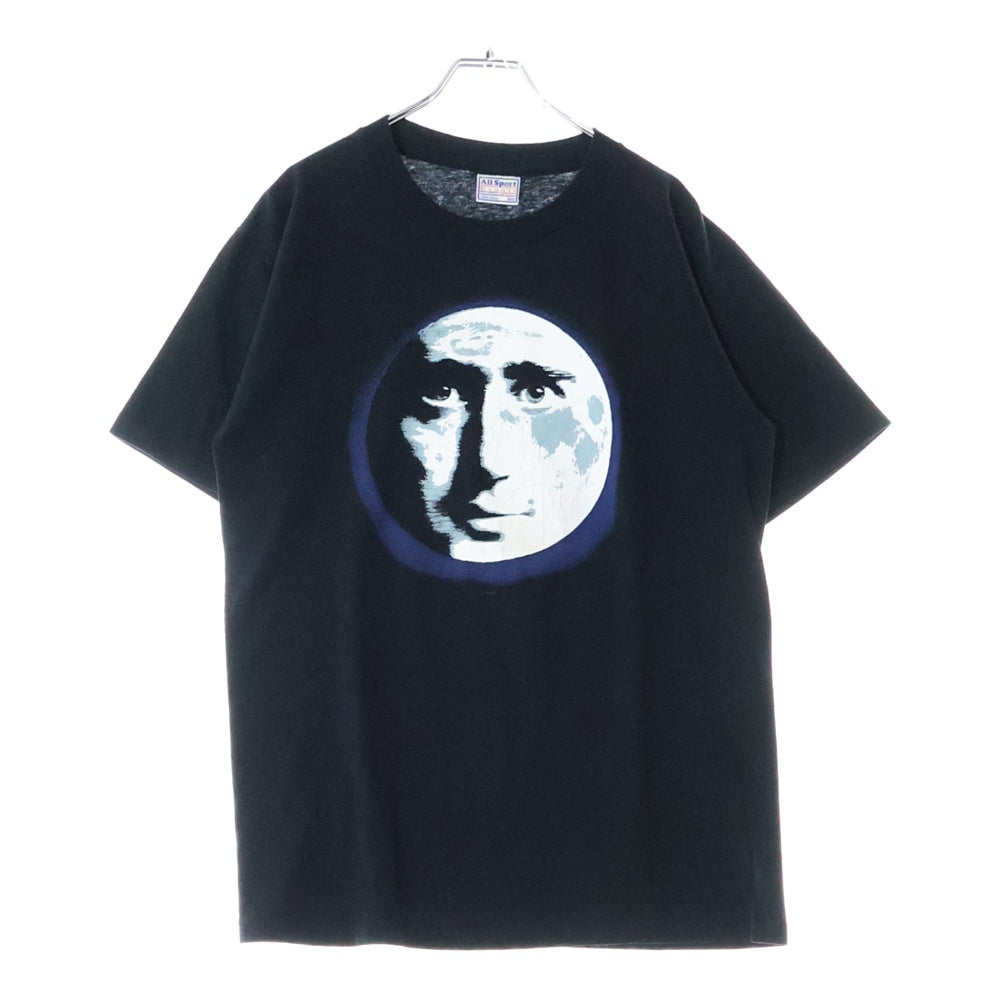 VINTAGE(ヴィンテージ) 90s Man on the Moon TEE マン オン ザ ムーン フロントプリント半袖Tシャツ カットソー ブラック