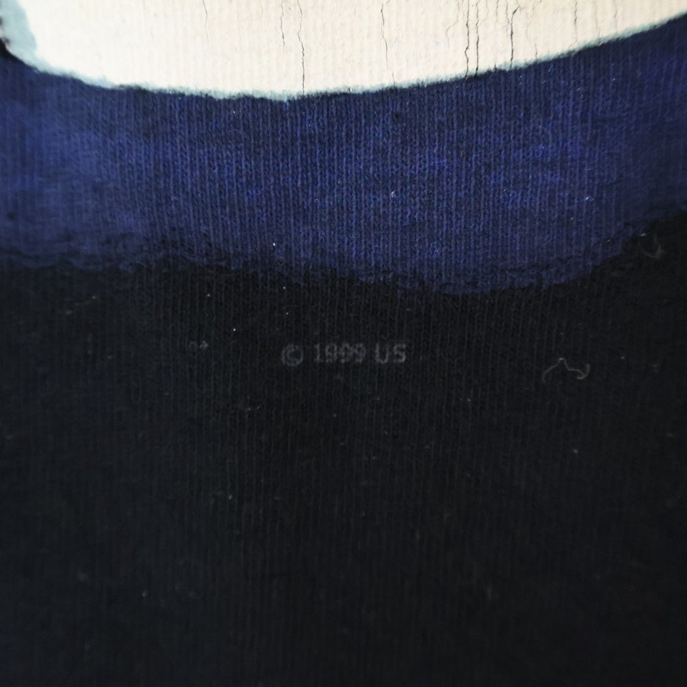 VINTAGE(ヴィンテージ) 90s Man on the Moon TEE マン オン ザ ムーン フロントプリント半袖Tシャツ カットソー ブラック
