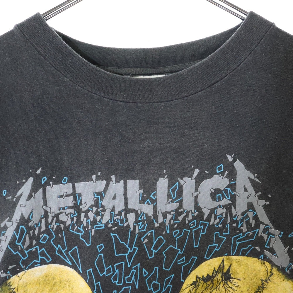 VINTAGE(ヴィンテージ) 90s METALLICA SAD BUT TRUE METALLI TEE メタリカ パスヘッド 両面プリント半袖Tシャツ カットソー ブラック