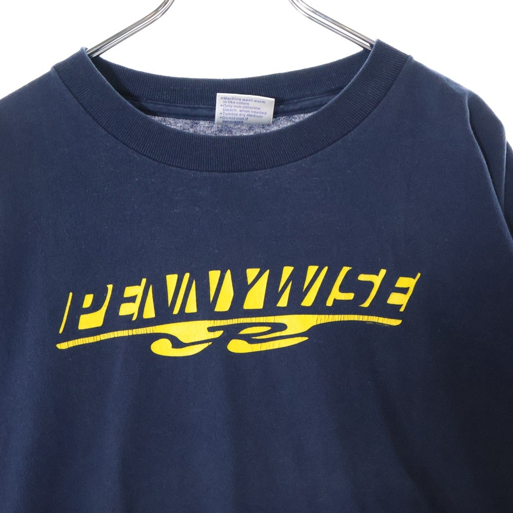 VINTAGE(ヴィンテージ) 90s PENNYWISE TEE ペニーワイズ 両面プリント半袖Tシャツ カットソー ネイビー