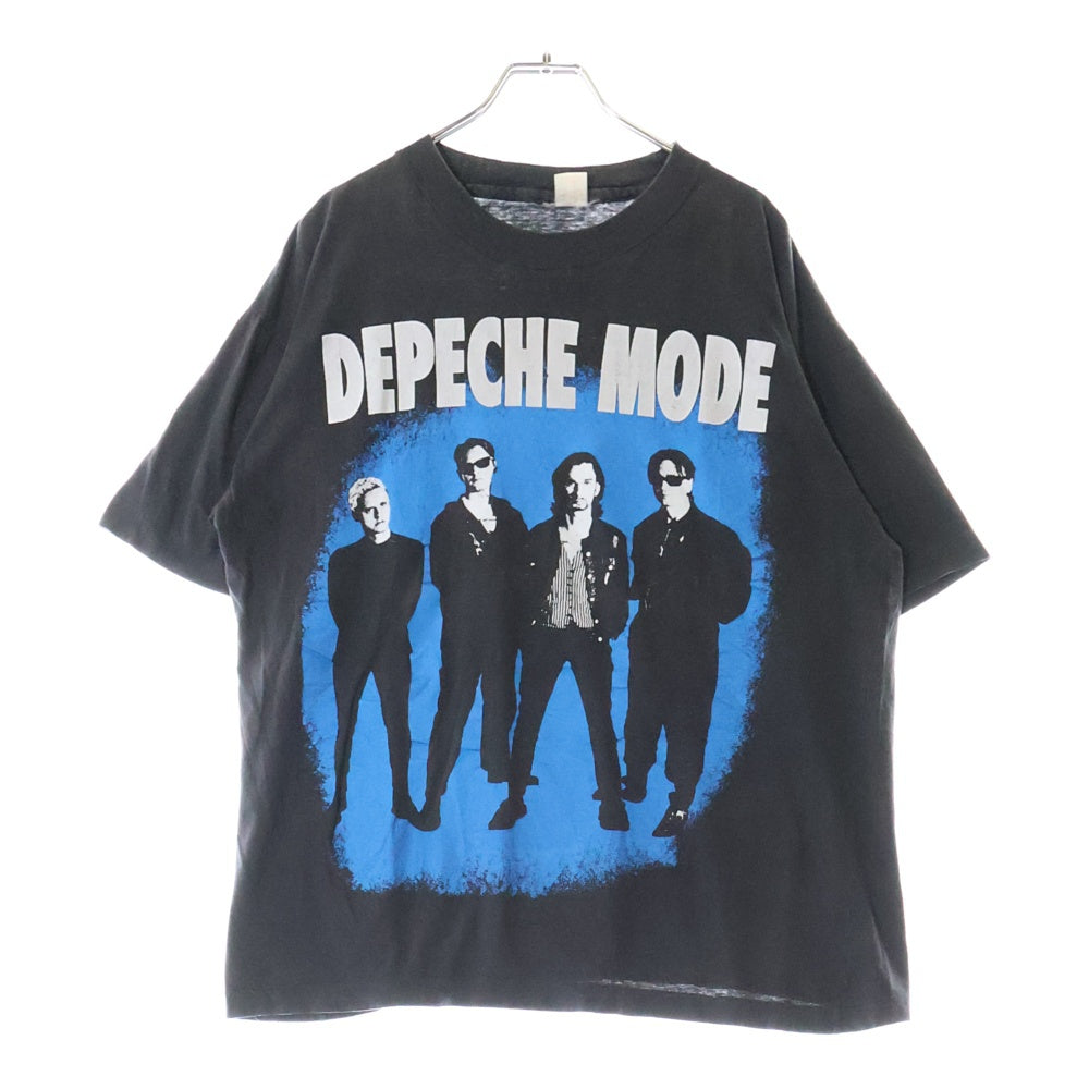VINTAGE(ヴィンテージ) 90s Depeche Mode TEE デペッシュ モード バンド 両面プリント半袖Tシャツ カットソー ブラック