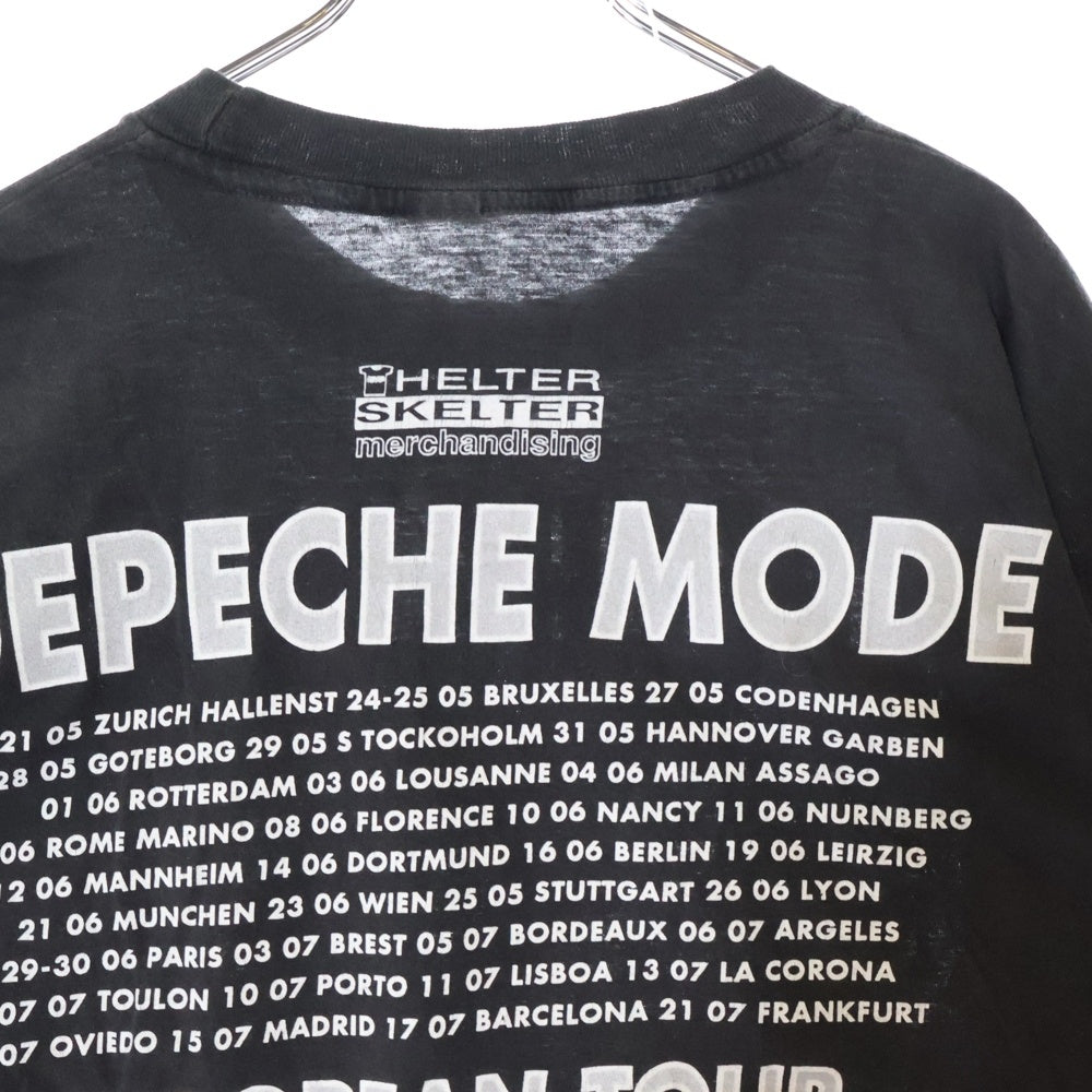 VINTAGE(ヴィンテージ) 90s Depeche Mode TEE デペッシュ モード バンド 両面プリント半袖Tシャツ カットソー ブラック