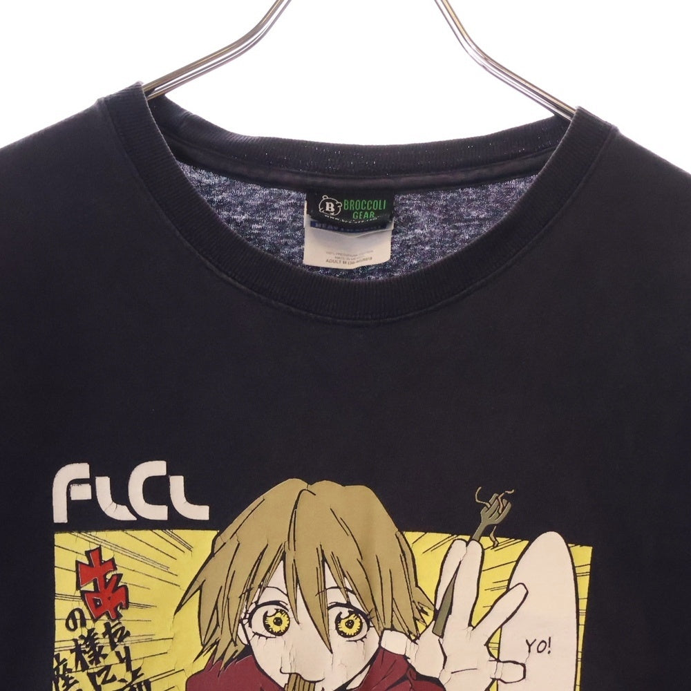 VINTAGE(ヴィンテージ) 00S FLCL フリクリ ハルコ デザインプリント 半袖Tシャツ ネイビー
