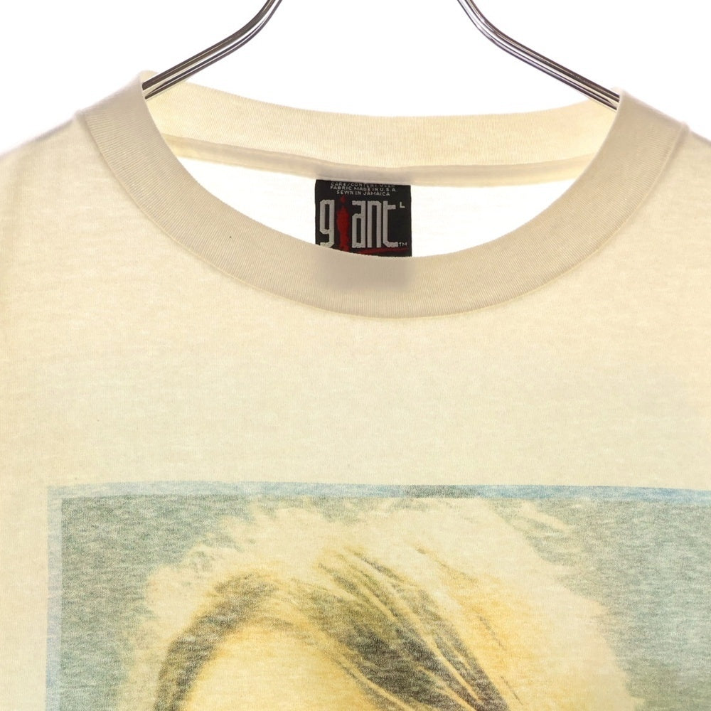 VINTAGE(ヴィンテージ) 90s 1994 NIRVANA Kurt Cobain Memorial Tee 追悼 半袖Tシャツ 青年期 ホワイト