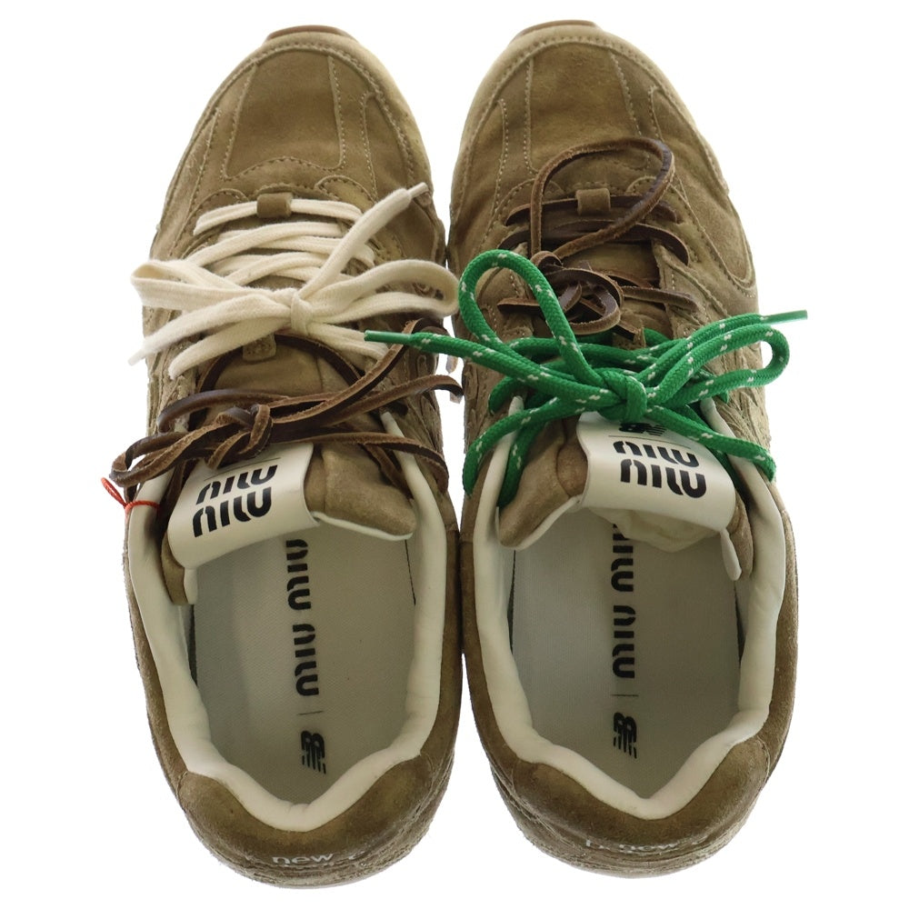 miumiu(ミュウミュウ) 24SS × New Balance 530 SL ニューバランス ローカットスニーカー ベージュ