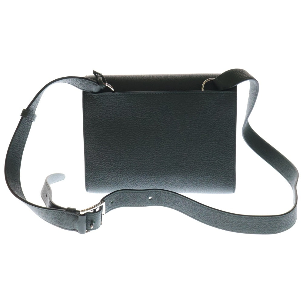 HERMES(エルメス) サックアデペッシュ 21 vert fonce シルバー金具 B刻印 レザーショルダーバッグ ヴェールフォンセ