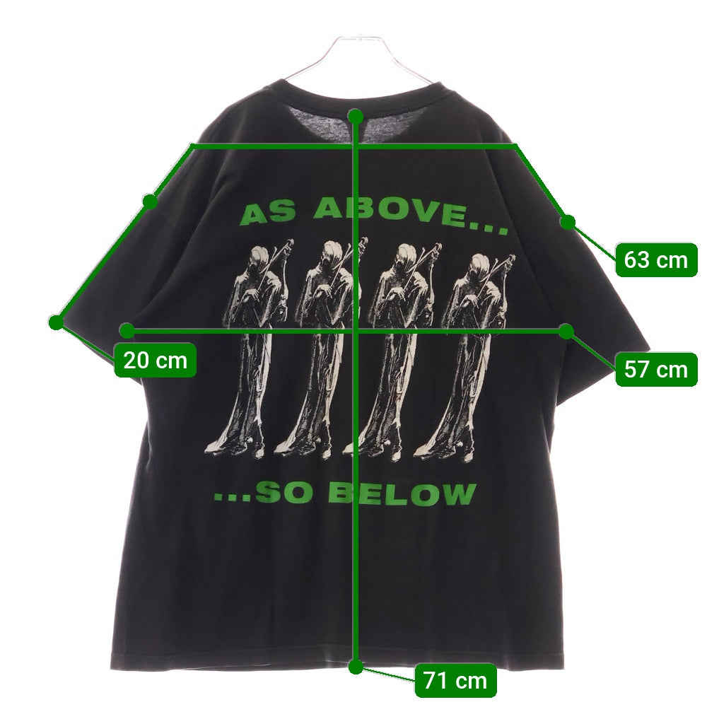 VINTAGE(ヴィンテージ) 90s TYPE O NEGATIVE as above sob below 両面プリント 半袖Tシャツ ブラック